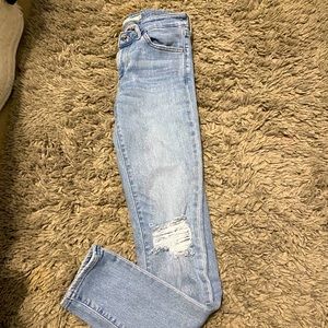 New Levi Jeans, light wash, 711 Skinny